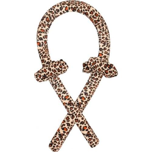 Kids Hair Curling Rod Safety Heatless Sponge Stylish Headband Curler Ribbon Women Hair Roller Health Styling Tool