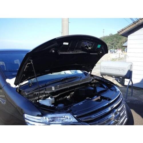 For Nissan Serena C26 for Suzuki Landy Front Bonnet Hood Modify Gas Struts Carbon Fiber Spring Damper Lift Support Absorber