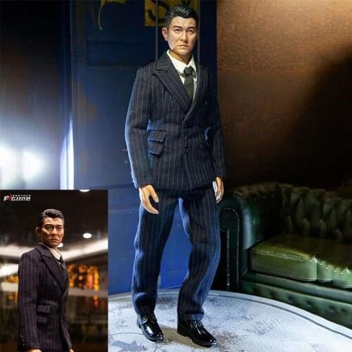 FS-001 1/6 Andy Lau Head Sculpt and Suit Clothes Set For 12'' Action Figure Body Boys Gifts In Stock
