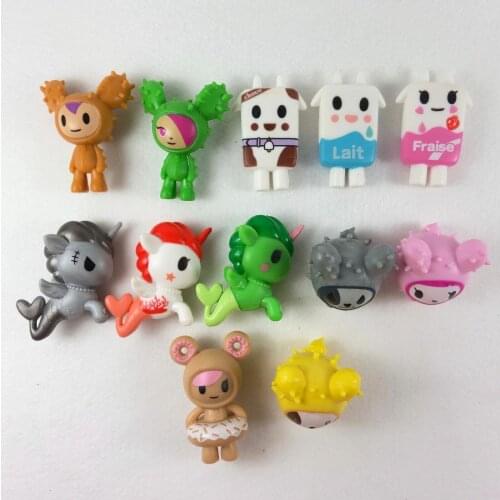 Tokidoki Supermaket Game Figure Cactus Pups Milk Unicorno Dusty Sandy Corail Lilypod Sharky Timidina Fraise Choco -Your Choice