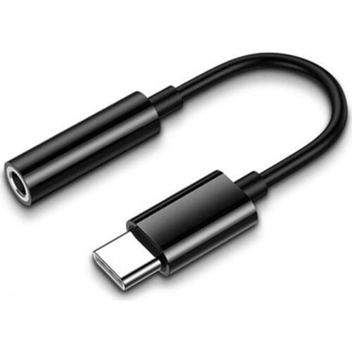 Type C To 3.5 Mm Headphones Audio USB C Cable Type-C Jack To 3.5mm Connector Adapter for Xiaomi Mi6 Letv 2 Pro 2 Max2 Huawei