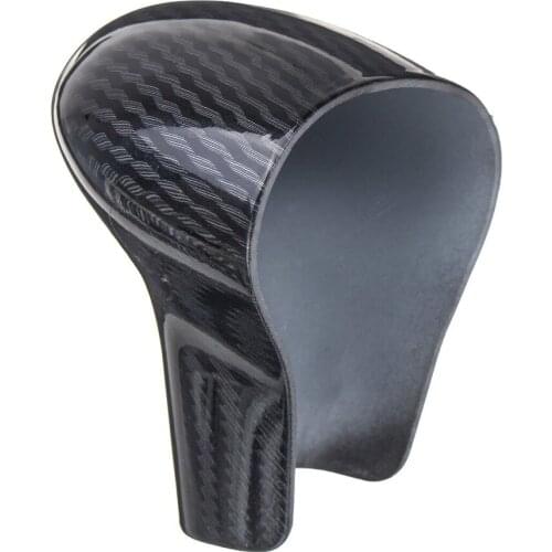 Carbon Fiber Look Gear Shift Knob Head Cover Cap For Audi S6 S7 A4 A5 A6 A7 Q5 Q7