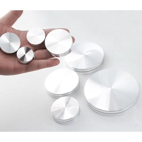 Mini Aluminum Alloy Pottery Wheel Turntable Small Sculpture Display Stand Base Bearing Rotating Wheel Polymer Clay Tools 3-12cm