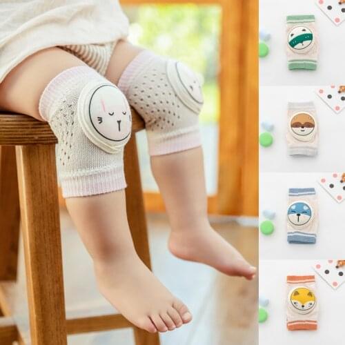 0-3 Years Cute Knee Pads Baby Accessories Kids Girl Boy Crawling Protection Toddler Mesh Kneepad Infant Protect Rodilleras Bebe