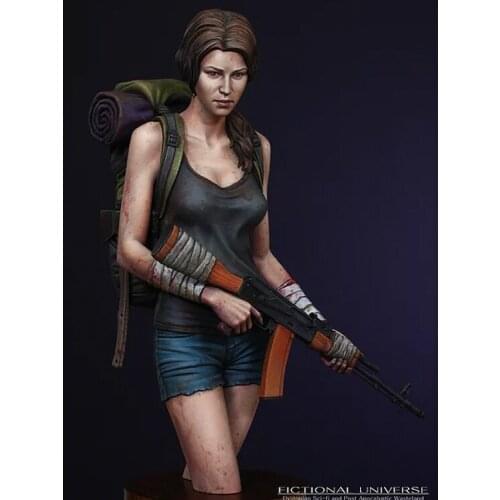 1/12 Scale Unpainted Resin bust Lone Huntress collection bust