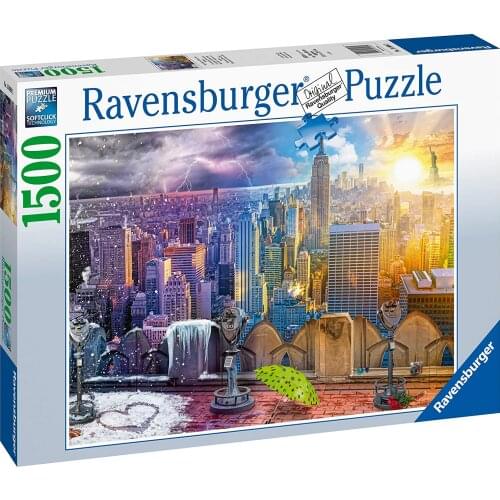 RAVENSBURGER 16008 PUZZLE 1500 pcs. The Seasons in NEW TORK