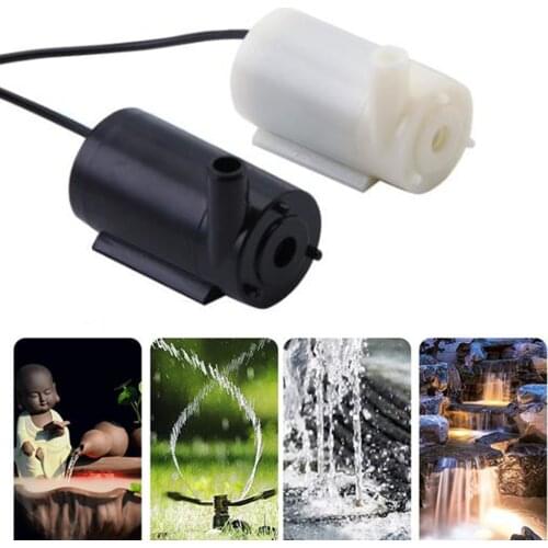Mini Micro Submersible Water Pumps Fish Tank Fountain Aquarium Low Noise 3L/min