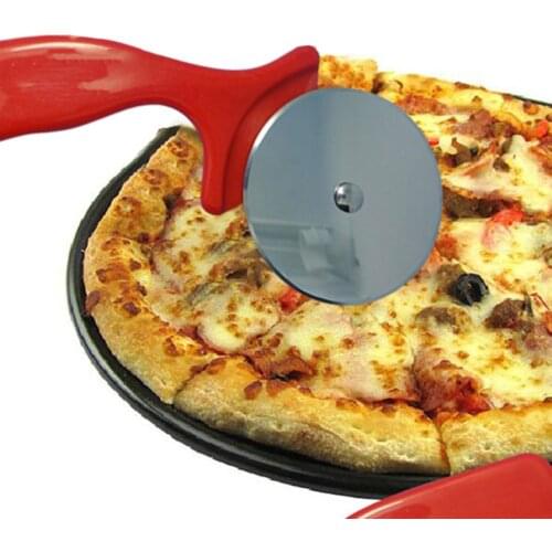1pc Pizza Cutter Stainless Steel Knife Cake Tools Pizza Wheels Scissors Ideal Pizza Pies Waffles Dough Cookies Kitchen gadgets