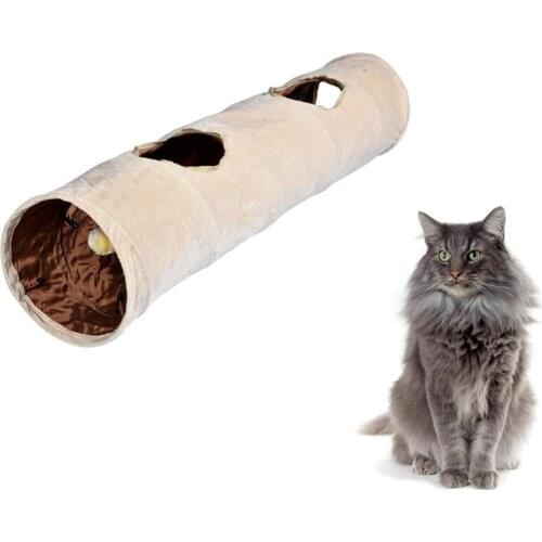 Foldable Cat Play Tunnel Pet Supplies Cat Toys for Small Animals Pet Guinea Pig Hamster Squirrel Ferret Hedgehog