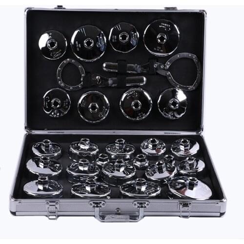 27pcs Cap type oil filter replacement oil grid assembly and disassembly filter set removal sleeve maintenan