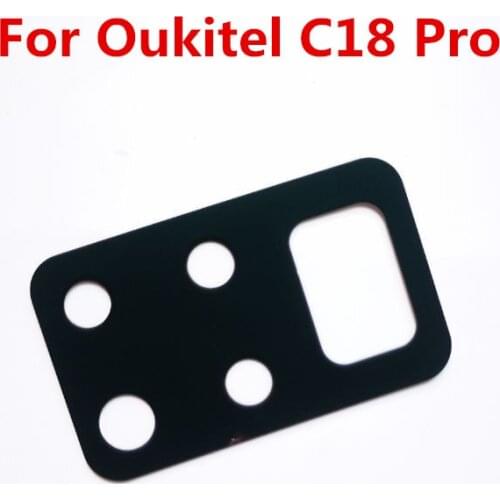 New For Oukitel C18 Pro Back Rear Camera Lens Glass Cover For Oukitel C18 Pro 6.55''Phone Protective Rear Camera Flims