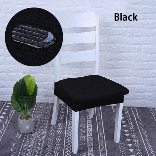 7 Color Waterproof Seat Protector Case Spandex Stretch Kitchen Office Universal Chair Cover Removable Elastic Chair Seat Covers