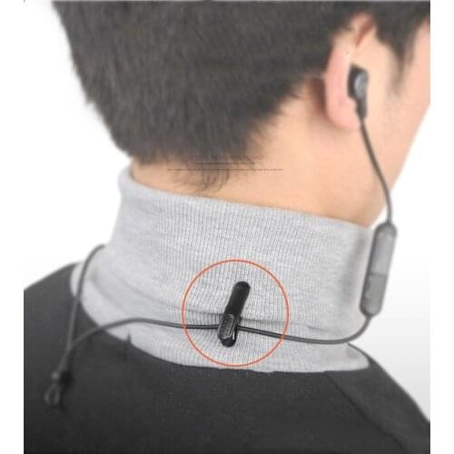 2 Pairs Black Earphones Cable Cord Wire Clip Clamp Holder Management Clip for JBL T205 T110BT Wireless Headset Earphone