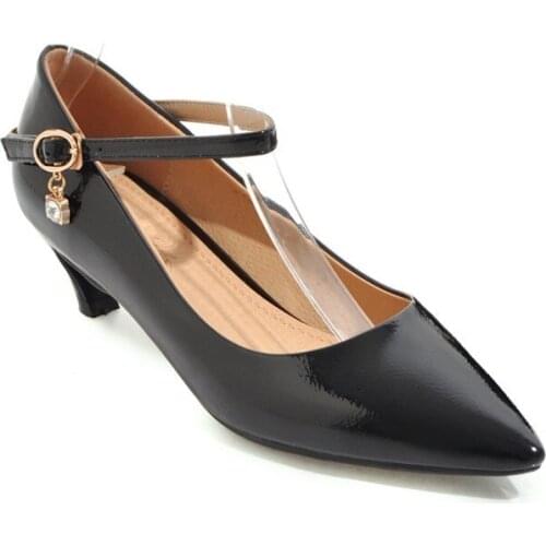 Big SizePointed buckle single shoes summer flat ladies women shoes woman