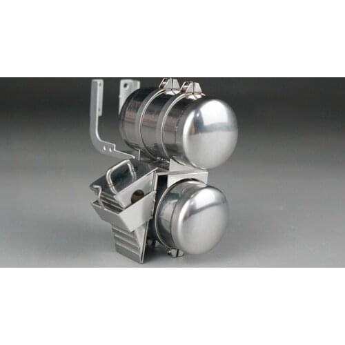 1/14 Model Tamiya Tractor Dumper Truck 3348 56357 56361 Benz Arocs Upgrade Metal Double Gas Tank Stop Slip Sets