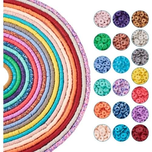 1 set Handmade Polymer Clay Beads Elastic Crystal Threads Alloy Lobster Clasps, Alloy Pendants Beading Tweezers for Jewelry Maki