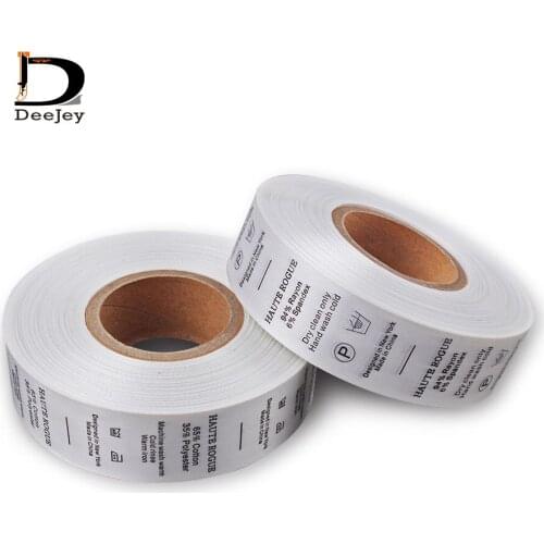 2016 Customized Washing Clothing Label printed Care Labels Stain Material Tags Garment Accessories For Label 1000pcs