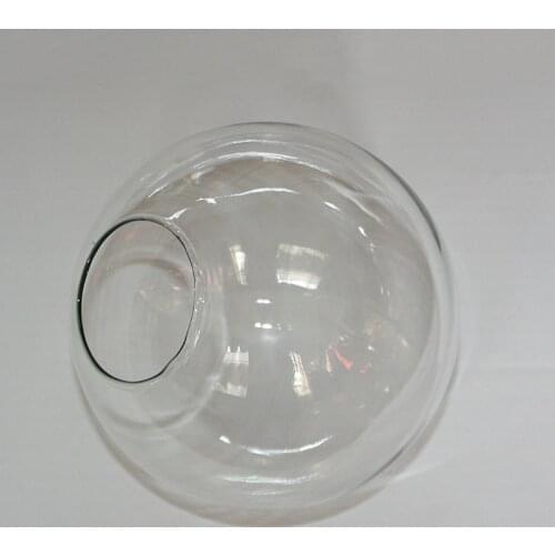 Clear Glass Pendant Lampshade D13cm D15cm Globe Lamp Cover Deco Round Replacement Chandelier Shade Parts Accessory Fitting Light