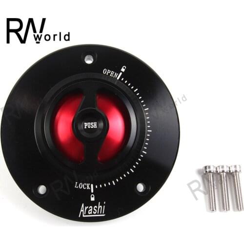 Motorcycle CNC Aluminum Fuel Tank Cap Gas Oil Tank Cover Petrol Cover For SUZUKI 108mm 3 Mounting Spots GSXR 1000 600 1300