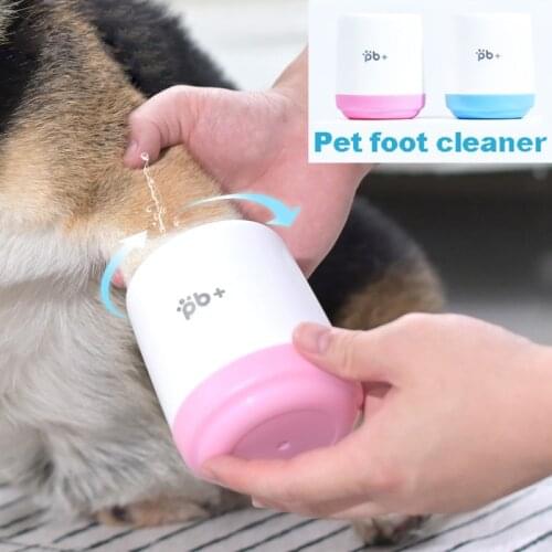 Pet Paw Cleaning Cup Soft Silicone Combs Portable Pet Foot Washer Cup Paw Clean Brush Quickly Wash Dirty Cat Dog Foot Cleaner