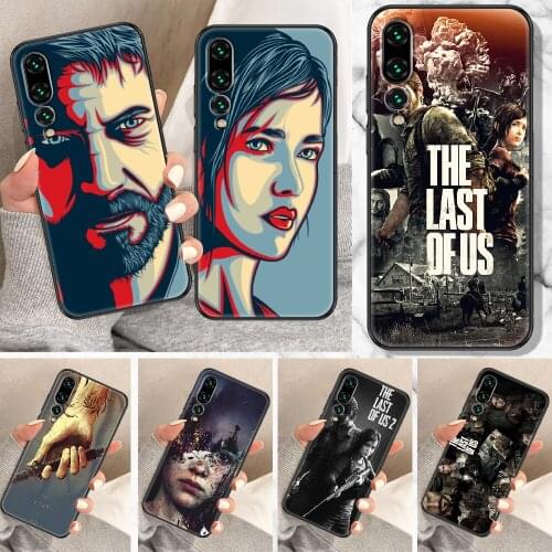 The Last of Us Part Game Phone Case For Huawei P Mate P10 P20 P30 P40 10 20 Smart Z Pro Lite black tpu cover fashion coque