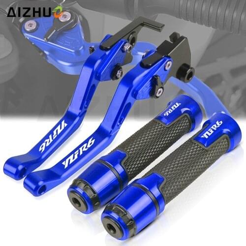 FOR YAMAHA YZFR6 YZF R6 2017-2020 2019 2018 YZF-R6 Motorcycle Handlebar Short Brake Clutch Levers Hand Grips Ends Accessories