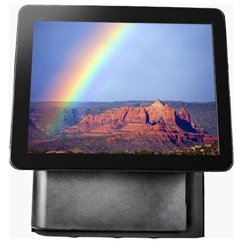 Capacitive touch EPOS Terminal Windows POS Soluion Dual screen point of sale Commercial Epos All in one