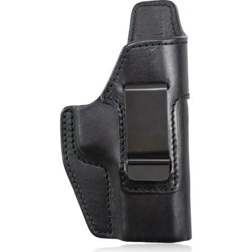 Gunflower Fast Draw IWB Leather Holster Inside The Pants Conceal Carry Glock 19 Pistol Pouch