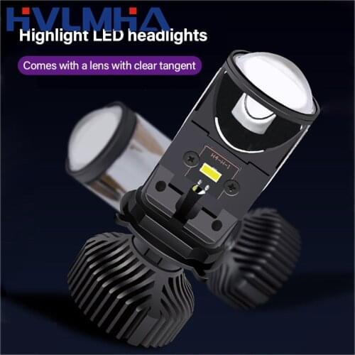 H4 led Light car headlight H4 projector lens Canbus lamp bulb auto turbo headlights mini lampada Motorcycle fog light 20000lm