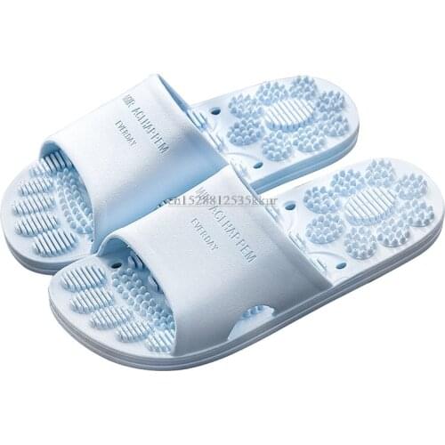 Massage slippers magnetic therapy acupoints sole foot therapy shoes indoor household anti-skid pebble sandals