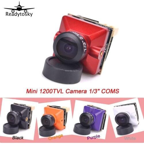 NEW MINI 1200TVL Camera 1/3" COMS 1200 TVL 2.1mm lens PAL for FPV Race RC Quad Drone 210 250