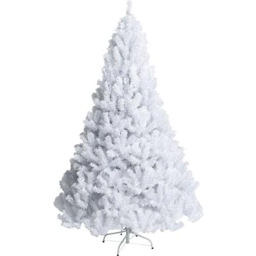 1.2/1.5/1.8/2.1/2.4m Christmas Artificial Encrypted White Tree Pine Cone Fake Trees New Year Decorations For Home Market Party