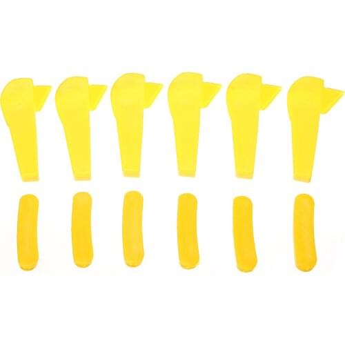 For Wheel Protection 12pcs Tyre Tire Changer Mount Demount Duck Head Insert Rim Protector Pad Plastic TREYUES