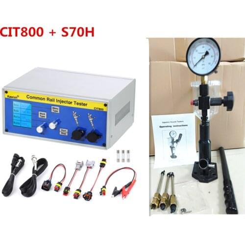 Upgrade CIT800 multifunction diesel common rail injector tester diesel Piezo Injector tester + S70H injector validator