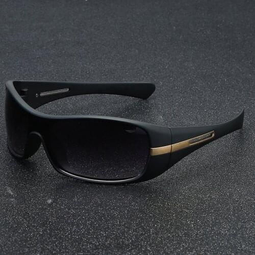 Black Fashion Sunglasses Men Oval Sun Glasses Brand Designer UV400 Protection Shades Oculos De Sol Hombre Glasses Male Driver