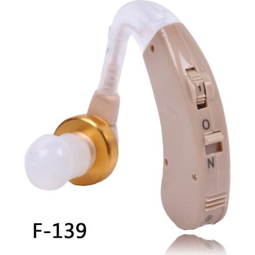 F-139 Digital Hearing Aids Behind The Ear Sound Amplifier Sound Adjustable Portable Best Ear Aid