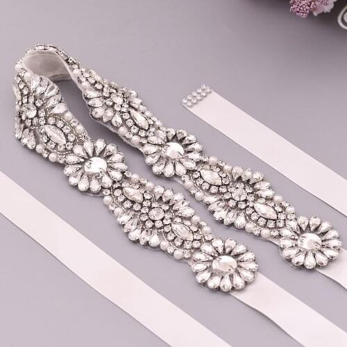 Wedding Sash Wedding Belt Sparkly Rhinestone Wedding Belt Thin Belt long Narrow Wedding Dress Accessories In Stock Bridal Sash