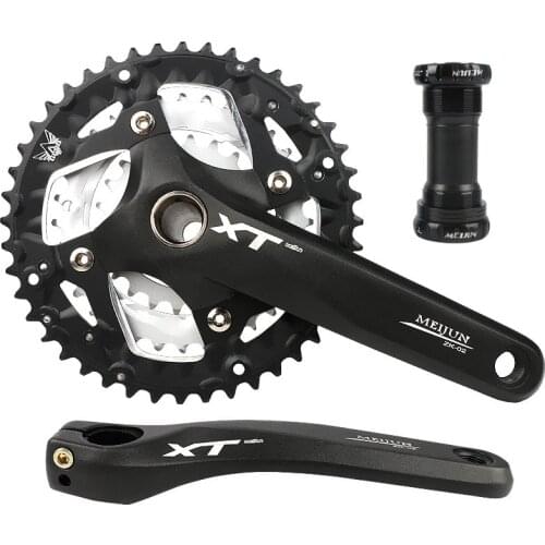 9-speed mountain bike hollow one crankset 27-speed bicycle crank shifting gear 44T 32T 22 T