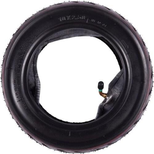 10X2.5 Front/Rear Scooter Tire Wheel Solid with Inner Tube Replacement for 10 Inch Electric Scooter Skateboard Diy Replacement S
