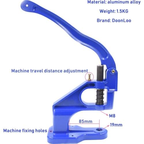Metal buttons Installation Snaps machine Rivet Sewing repair tools Eyelet mounting machine Rivets installation press machine