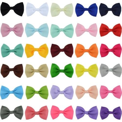 20 Pcs/lot Girls Hairbow Children DIY Hair Clips Kids Newborn Headband Girls Hair Bows DIY Clips Hair Accessories Ties