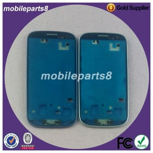 5pcs/lot For Samsung Galaxy S3 I9300 i9305 S4 i9500 i9505 S5 G900F Front Housing Frame Bezel Plate Middle Frame White and Blue