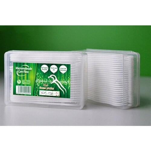 50Pcs Dental floss Family Size Toothpick Tooth cleaning Oral care 7.5 cm tooth floss Toothpick Floss Family Packet