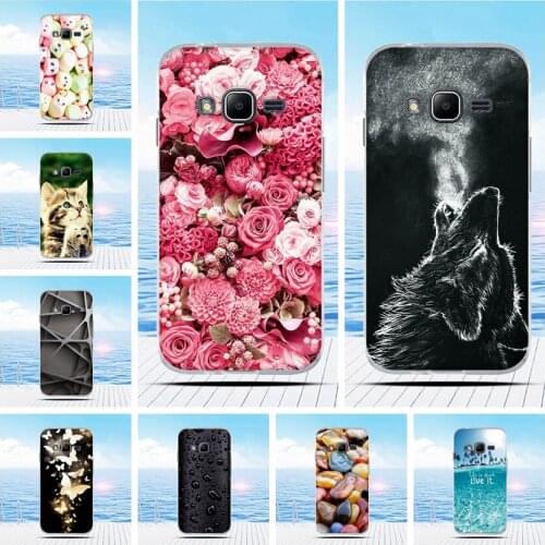 For Samsung Galaxy J1 mini prime J106F V2 Case Cartoon 3D Relief For Samsung Galaxy J1 mini prime Back Cover TPU Silicone Case