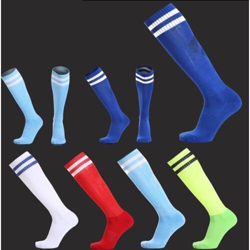 Hot High Quality Kids Boys Football Socks Mens Soccer Socks Sports Durable Long Basketball Thickening Sox Medias De Futbol