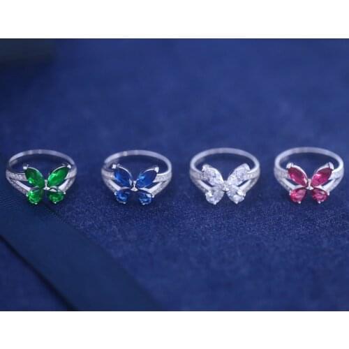 Designer Fashion 925 Sterling Silver Jewelry 3A Cubic Zirconia Party Ring