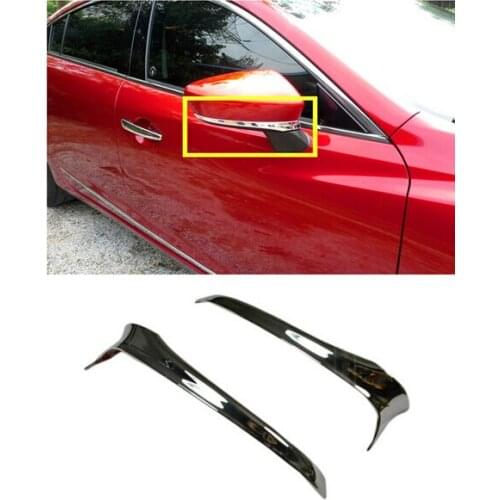 For Mazda 6 M6 Atenza 2013-2015 ABS Chrome Side Mirrors Rearview Strip Trim Exterior Chromium Styling Parts 2pcs