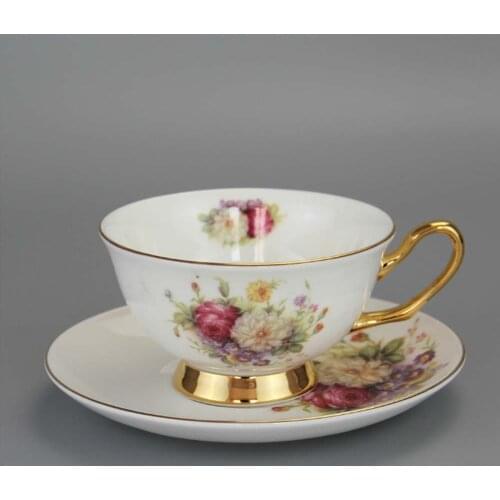 Кофейные чашки с блюдцами LANYUNER China At AliExpress