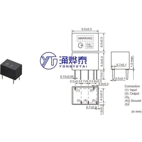 LTM450EW IF Ceramic Filter LTM455GW LTM450FW Interphone Filter 3+2 450K