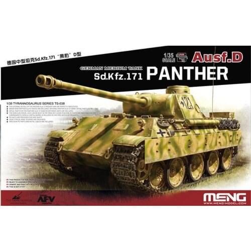 Meng TS-038 Model 1/35 German Sd.Kfz.171 Panther Ausf.D Tank super AAA
